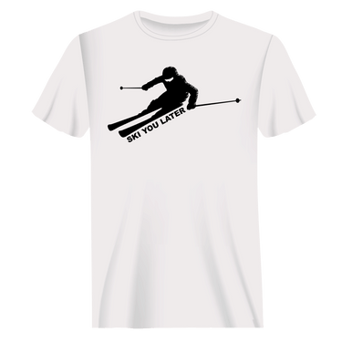 Ski You Later T-Shirt for Men